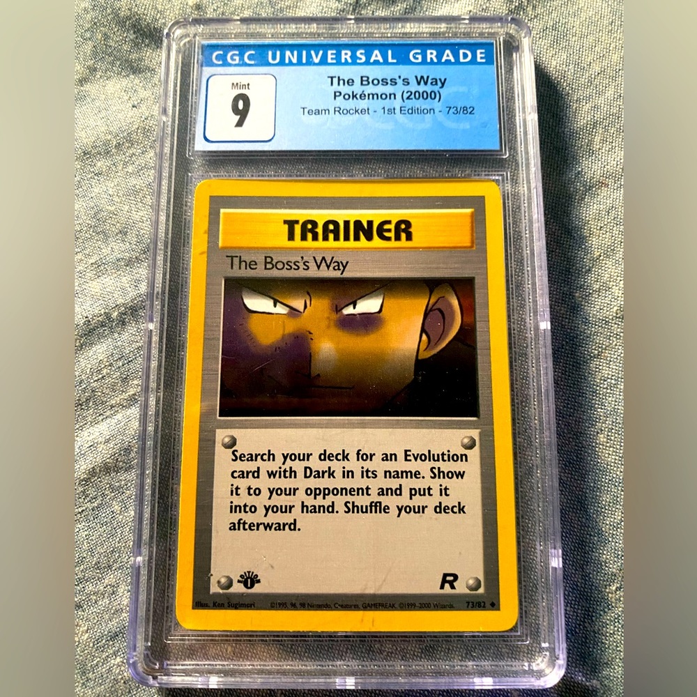 Pokémon CGC Graded Card